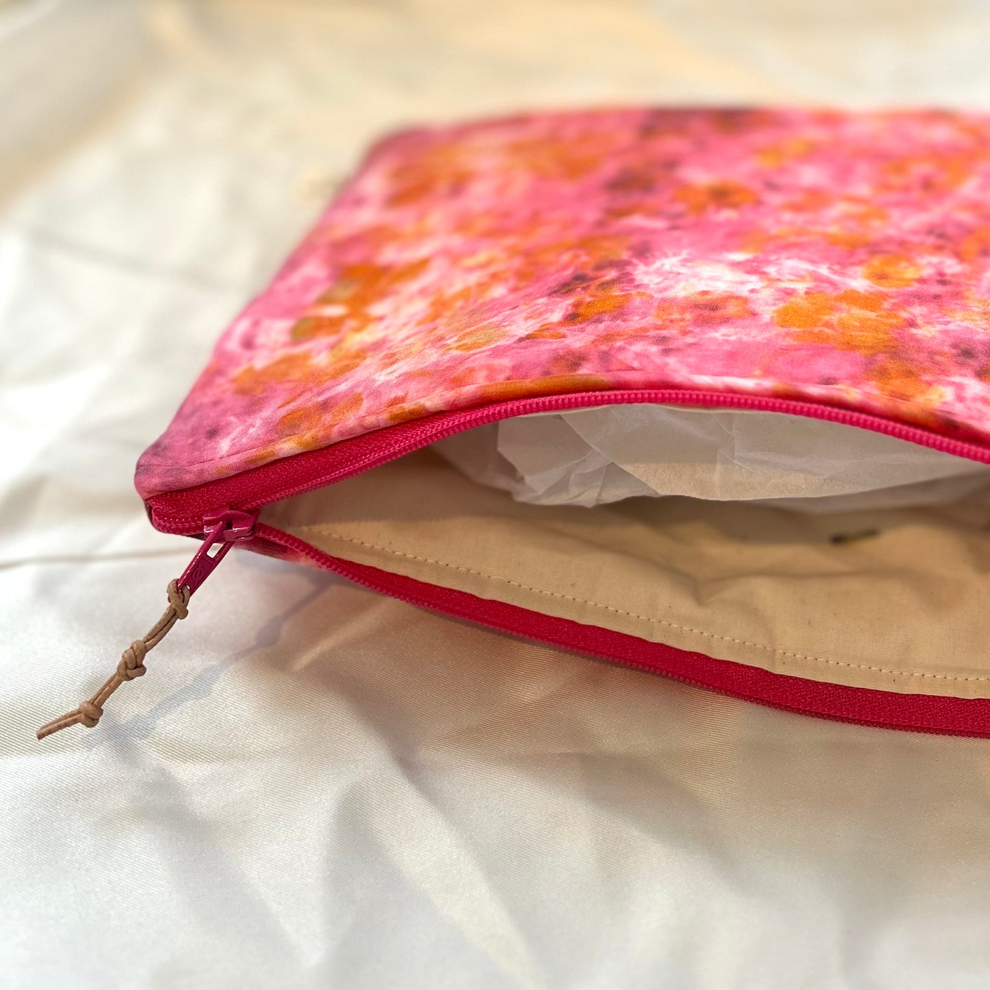 Naturally Dyed Silk Cluch Bag