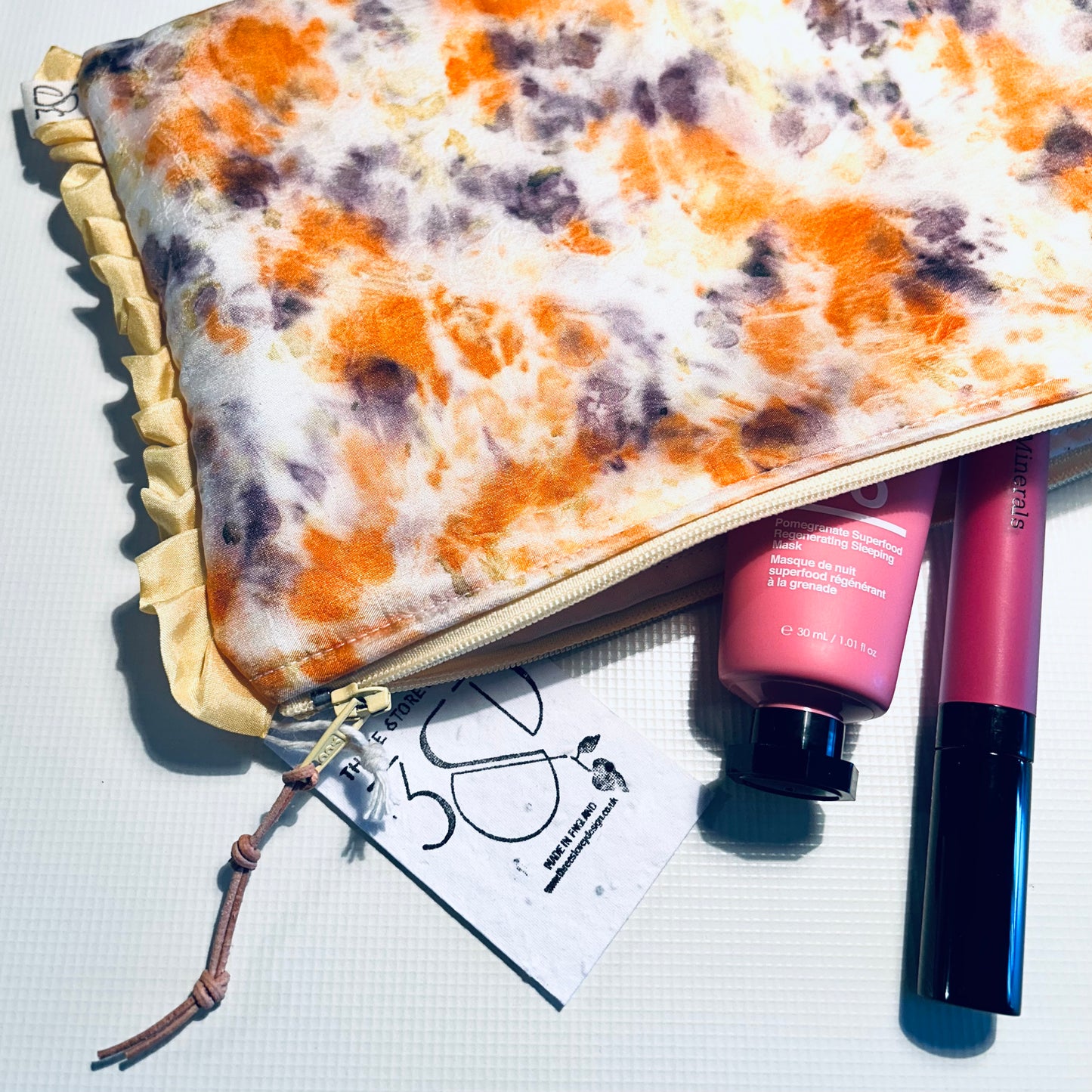 Naturally Dyed Silk Cluch Bag