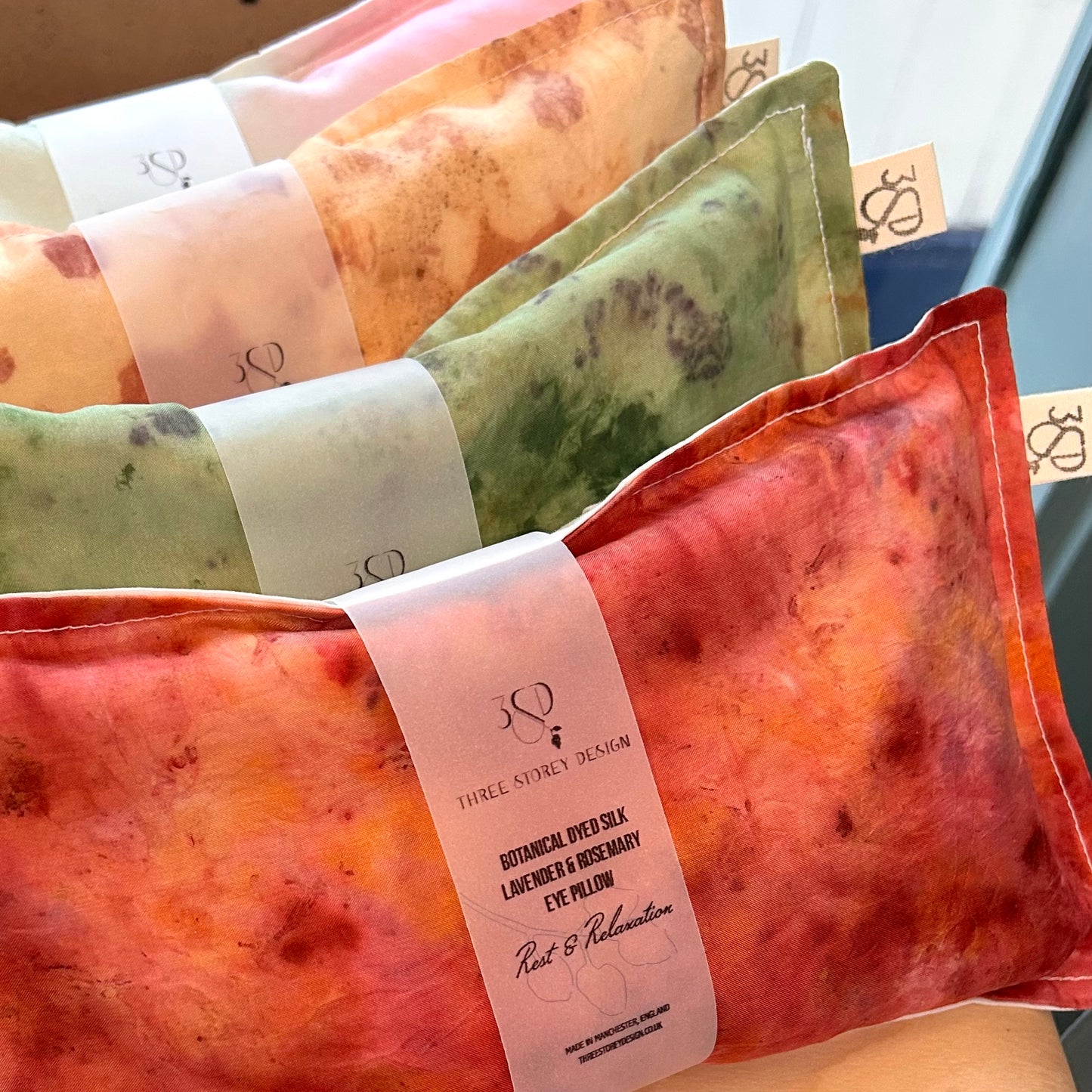 Silk Lavender & Rosemary Eye Pillow