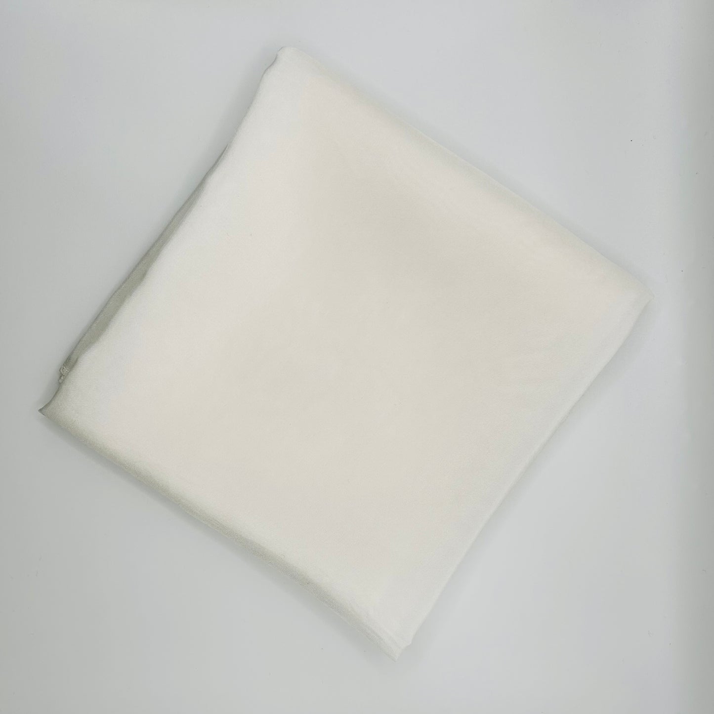 Plain White Silk Square Scarf ( prepared for dyeing )