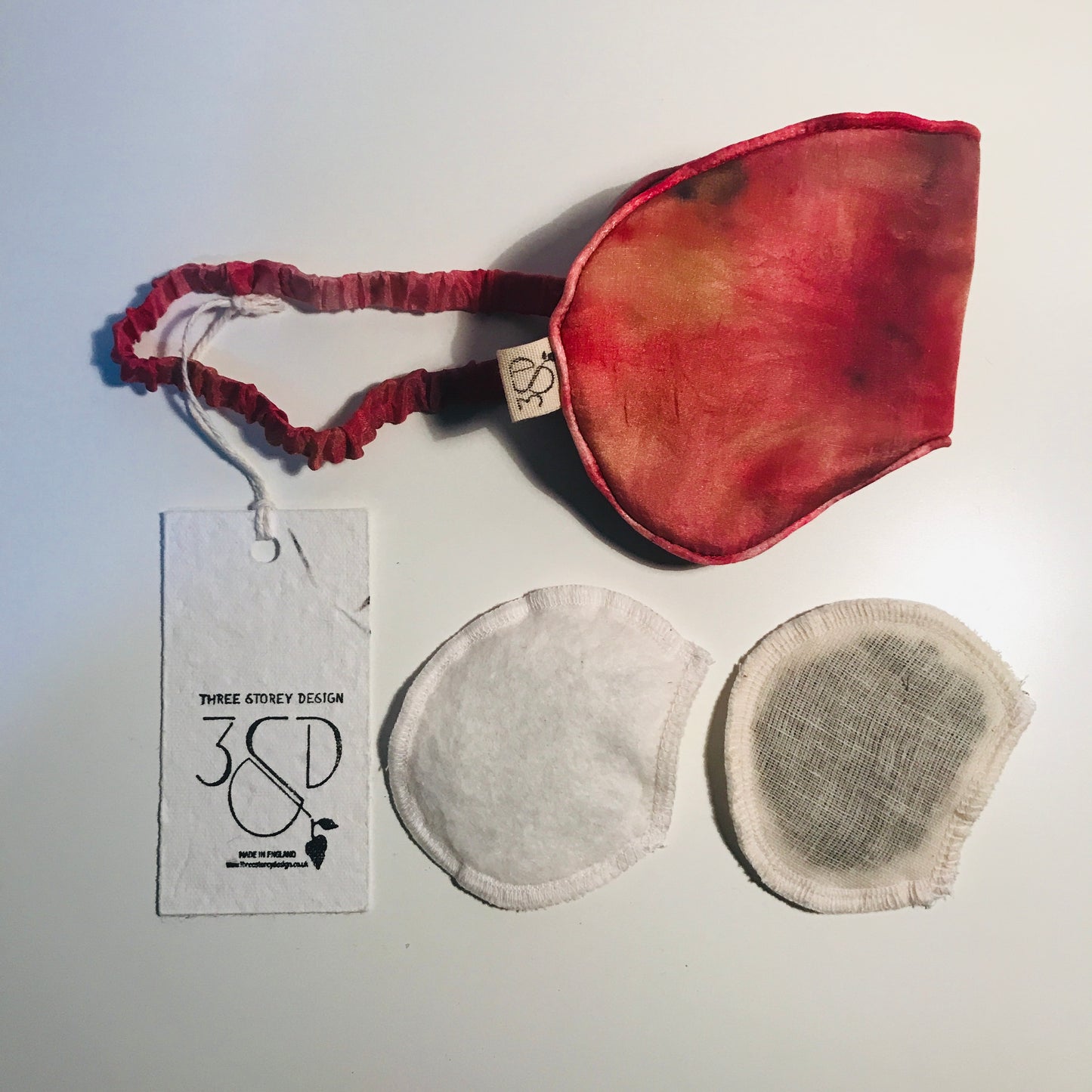Habotai Silk Eye Mask with Lavender