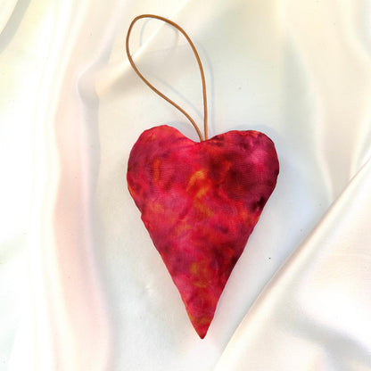 Silk Heart Lavender Bag/Decoration