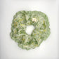 Naturally Dyed Habotai Silk Scrunchie with Frill
