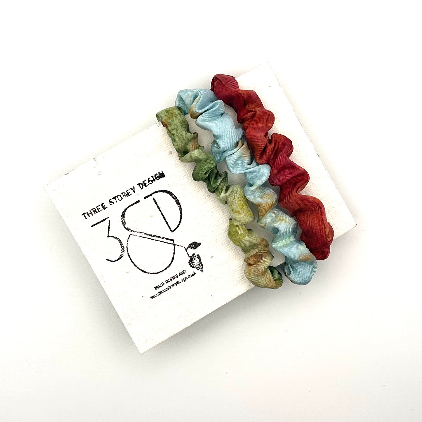 Mini Silk Scrunchies 3 pack