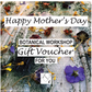 Workshop Gift Experience Voucher Card & Envelope