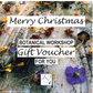 Workshop Gift Experience Voucher Card & Envelope
