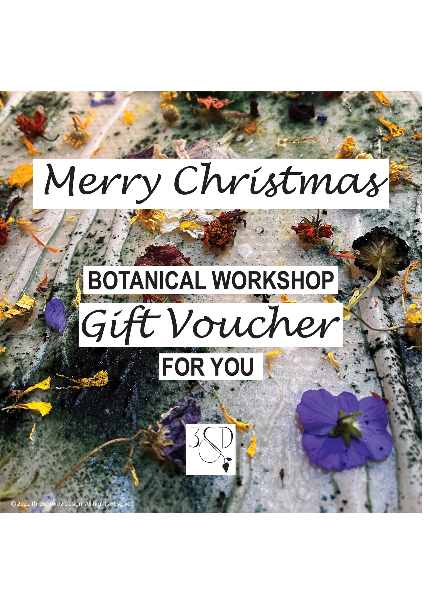 Workshop Gift Experience Voucher Card & Envelope