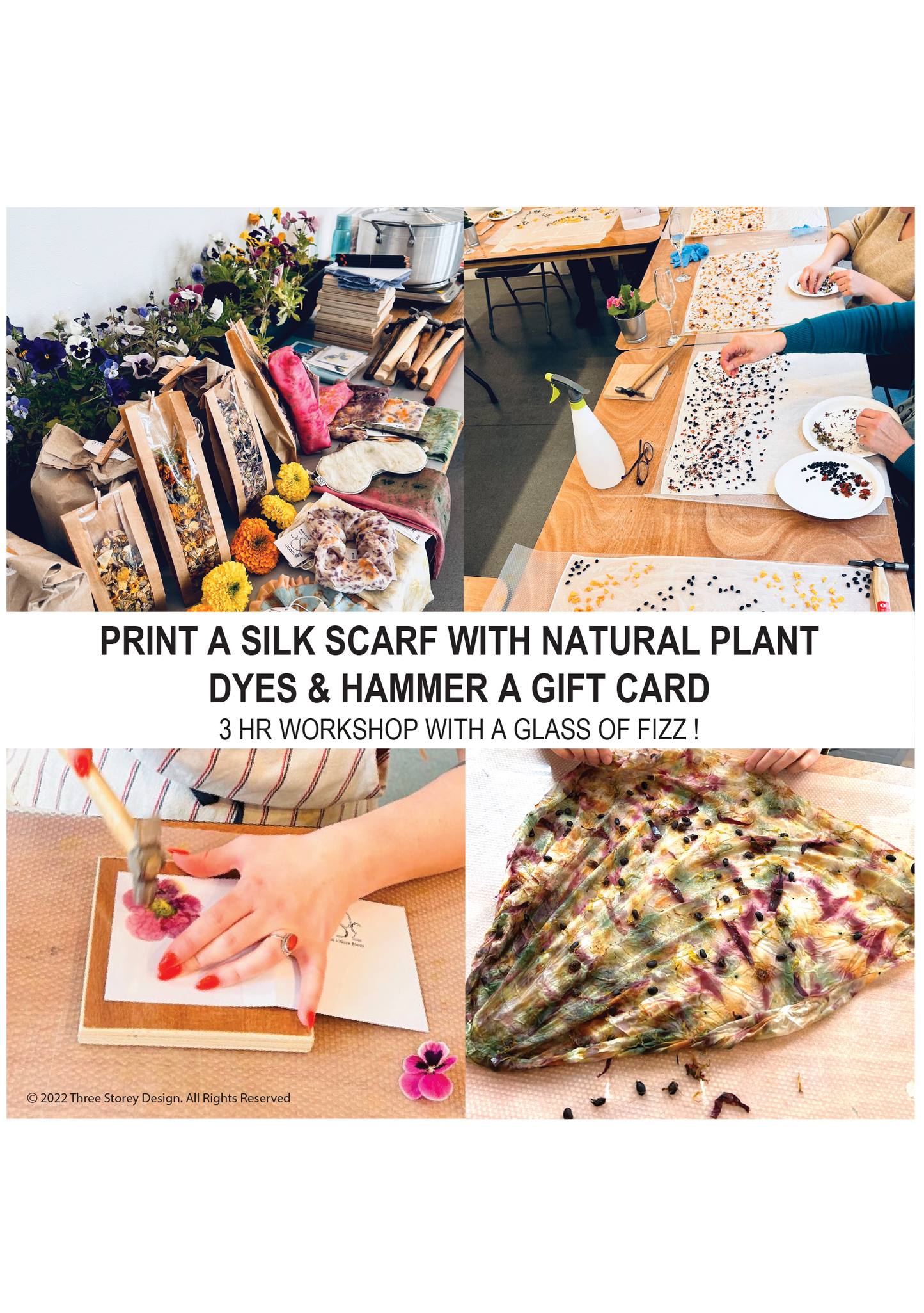 Workshop Gift Experience Voucher Card & Envelope